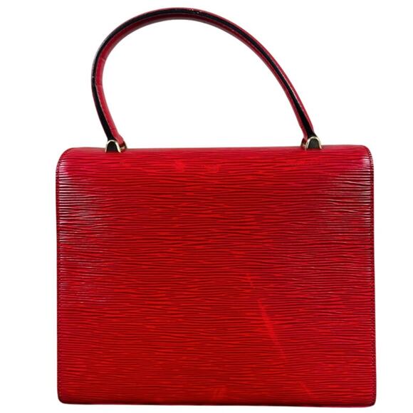 Louis Vuitton Malsherbes Red Epi Leather LV Handbag (LVXX300) - Picture 2 of 16